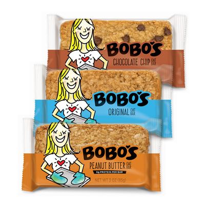 Bobo's Lactation Oat Bars for Breastfeeding Moms, 12 Pack Variety includes Chocolate Chip, Original, and Peanut Butter Chocolate Chip Gluten Free, Non-GMO, Whole Grain Oats | Snack Bars | On-the-Go | Made with Simple Ingredients