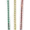 1/4" X 10 Yards Metallic Chain Link Wired Ribbon - Iridescent view 3