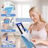 18" Professional Microfiber Mop Floor Cleaning System, Flat Mop with Stainless Steel Handle, 4 Reusable Washable Mop Pads, Wet and Dust Mopping for Hardwood, Vinyl, Laminate, Tile Cleaning view 4