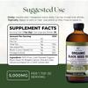 HalalEveryDay Organic Black Seed Oil - USDA Certified, Cold Pressed Glass Bottle 16oz - Over 1.5% Thymoquinone Turkish Black Cumin Nigella Sativa Non-GMO 100% Pure Blackseed Oil view 2
