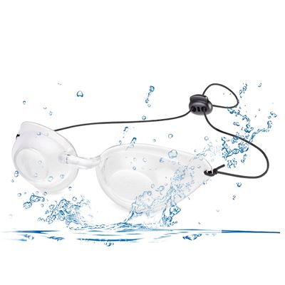 Wahah Hydrating Dry Eye Relief Sleep Mask, CPAP Moisture Eye Mask for Sleeping, Best Sleep Eye Mask for Woman Man (Transparent)