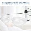 Wahah Hydrating Dry Eye Relief Sleep Mask, CPAP Moisture Eye Mask for Sleeping, Best Sleep Eye Mask for Woman Man (Transparent) view 4