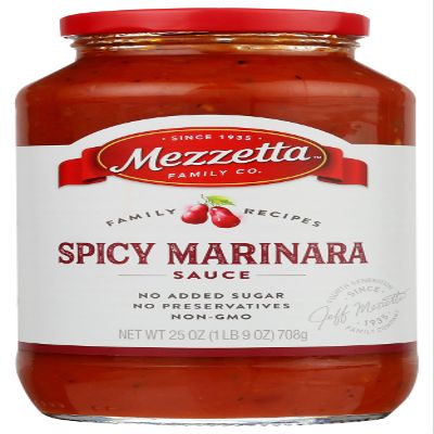 MEZZETTA Spicy Marinara Sauce, 25 OZ