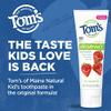Tom's of Maine Natural Kid's Fluoride Toothpaste, Silly Strawberry, 5.1 oz. 2-Pack (back in original formula) view 2