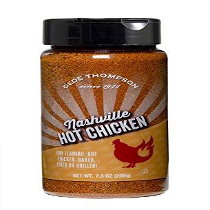 Olde Thompson Nashville Hot Chicken Seasoning, Flaming Hot Chicken Spice, 7.3 Ounce