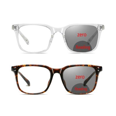 2Pack Bifocal Reading Glasses TR90 Transition Photochromic Reading Glasses for Men Women Readers Sunglasses Value package (2Pack-clear&leopard, 2.0)