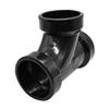 3 INCH X 3 INCH X 2 INCH ABS Sanitary REDUCING TEE view 2