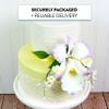 Global Sugar Art Cattleya Orchid Arched Spray Sugar Cake Flower, Violet, 1 Count by Chef Alan Tetreault view 4