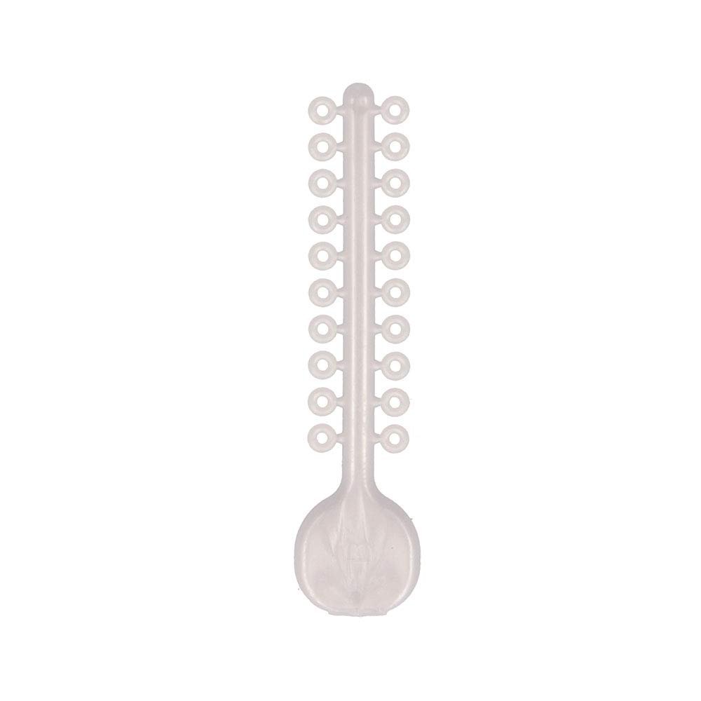 American Orthodontics Ligatures 20 Stick Pearl | 50 Sticks/1,000 Per Pkg | Made in the USA | Hypo-Allergenic, Non-Latex, Medical Grade Polyurethane Elastic Bands | .045 Inner / .115 Outer Diameter