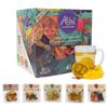 Alib Dried Fruit Tea Infusions - Variety Pack - Certified Vegan, 100% Natural, Hot or Iced, Caffeine Free, Eat and Drink - Box of 2.12 oz view 1