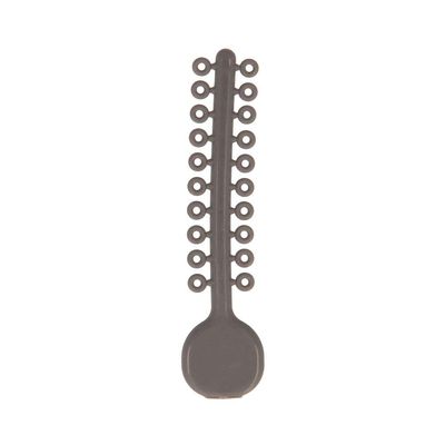 American Orthodontics Ligatures 20 Stick Gray | 50 Sticks/1,000 Per Pkg | Made in the USA | Hypo-Allergenic, Non-Latex, Medical Grade Polyurethane Elastic Bands | .045 Inner / .115 Outer Diameter