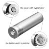 AILE Cigar Stainless Steel humidor Silver Travel Cigar case Tube for 3 to 4 Cigars, Portable Cigar case, Cigar Hygrometer, Great Gift for Men, Dad, Husband view 3