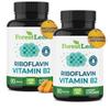 Vitamin B2 Riboflavin 400mg - Energy, Skin & Cellular Health Supplement - Nervous System Support - Vitamin B 2 Vit B - Non-GMO & Gluten Free - B2 Vitamin 400mg Vegetable Capsules, 90 Count 2-Pack view 1