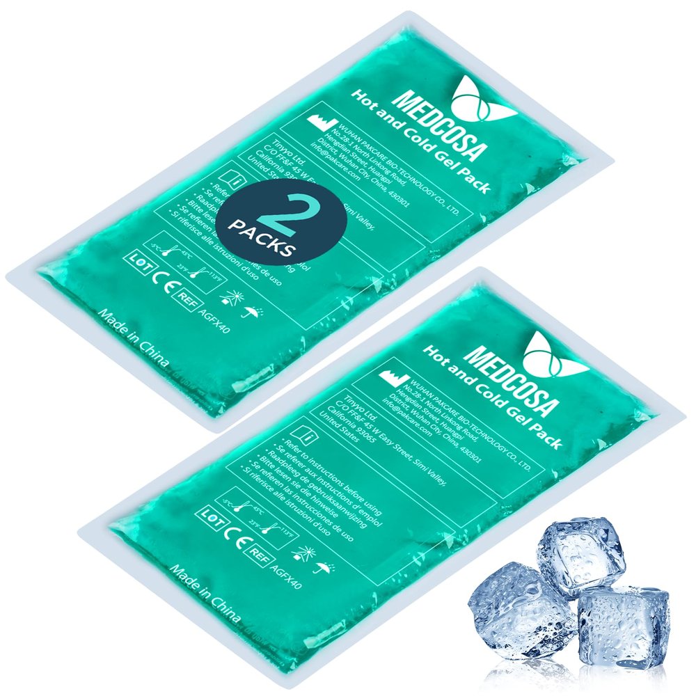 Medcosa Large Flexible Sport Ice Pack | Any Ache, Any Pain, Weve Got You Covered | Extra Large Cold Reusable Pack | Ideal for Sport Injuries, R.I.C.E Treatment & Back Ailments