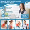 Medcosa Ice Pack for Neck & Shoulder  Reusable Hot & Cold Therapy Wrap, Plush Gel Compress with Adjustable Strap for Migraine, Muscle & Post-Workout Pain Relief view 2