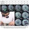 Magnifying Glasses with LED Light, LXIANGN Jeweler Loupe Watch Repair Magnifier with 8 Interchangeable Lens-2.5X 4X 6X 8X 10x 15x 20x 25x for Close Work,Not for Reading view 2