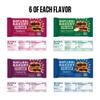 Stone Ground Whole Wheat Fig Bars - 36 Count Variety Pack All Natural, Non-GMO Snack Variety Box, Assorted variety pack view 2