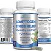 Adaptogen Stress Relief Immune Support Formula - Adaptogenic Adrenal Support with Ashwagandha, Astragalus, Ginseng, Holy Basil, Rhodiola, Amla, Maca, Schisandra, Non-GMO - 60 Capsules view 1