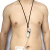 2PCS Peritoneal Dialysis Transfer Set Holder PD Catheter Lanyard with Silicone Necklace Accessories for Feeding Tube Peg G Tube Women Men, Black view 2