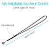 2PCS Peritoneal Dialysis Transfer Set Holder PD Catheter Lanyard with Silicone Necklace Accessories for Feeding Tube Peg G Tube Women Men, Black view 4