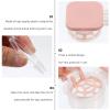EXCEART Automatic Lens Storage Compact Eyeglass Case Portable Lens Soak Box for Travel Easy to Use view 4