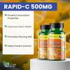 America Medic & Science Rapid-C 500mg Vitamin C Supplement (2 Pack of 100 Tablets) Energy Booster, Daily Immune System Support, Antioxidant | Vegan, Non-GMO Coated Ascorbic Acid for Adult Men & Women view 2