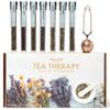 Thoughtfully Gourmet, Tea Therapy Infusion Gift Set, 7 Unique Flavors and Reusable Copper Ball Infuser, Loose Leaf Tea Set Flavors Include Peppermint, Jasmine, Vanilla Chai and More, Set of 7 view 1