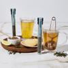 Thoughtfully Gourmet, Tea Therapy Infusion Gift Set, 7 Unique Flavors and Reusable Copper Ball Infuser, Loose Leaf Tea Set Flavors Include Peppermint, Jasmine, Vanilla Chai and More, Set of 7 view 2