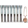 Thoughtfully Gourmet, Tea Therapy Infusion Gift Set, 7 Unique Flavors and Reusable Copper Ball Infuser, Loose Leaf Tea Set Flavors Include Peppermint, Jasmine, Vanilla Chai and More, Set of 7 view 3
