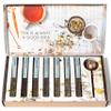 Thoughtfully Gourmet, Tea Therapy Infusion Gift Set, 7 Unique Flavors and Reusable Copper Ball Infuser, Loose Leaf Tea Set Flavors Include Peppermint, Jasmine, Vanilla Chai and More, Set of 7 view 4