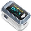 Fingertip Pulse Oximeter Blood Oxygen Saturation Monitor Pulse Ox, Heart Rate and Fast Spo2 Reading Oxygen Meter with OLED Screen Included Lanyard and 2 X AAA Batteries view 1