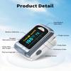 Fingertip Pulse Oximeter Blood Oxygen Saturation Monitor Pulse Ox, Heart Rate and Fast Spo2 Reading Oxygen Meter with OLED Screen Included Lanyard and 2 X AAA Batteries view 2