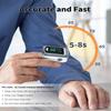 Fingertip Pulse Oximeter Blood Oxygen Saturation Monitor Pulse Ox, Heart Rate and Fast Spo2 Reading Oxygen Meter with OLED Screen Included Lanyard and 2 X AAA Batteries view 3