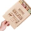 Foustman's Salami Wooden Gift Box, Artisan, Nitrate-Free, Naturally Cured, Flavors - San Francisco Style Pork, Cabernet Wine, Beef, and Pepperoni, Pack of 4, 8 Oz Each view 2
