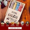 Foustman's Salami Wooden Gift Box, Artisan, Nitrate-Free, Naturally Cured, Flavors - San Francisco Style Pork, Cabernet Wine, Beef, and Pepperoni, Pack of 4, 8 Oz Each view 4