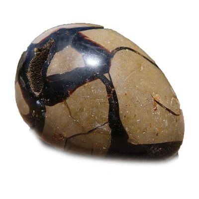 StarStuff.Rocks Mineral, Crystal, and Rock Collection: Authentic Minerals from Africa (Polished Septarian - Dragon Egg)