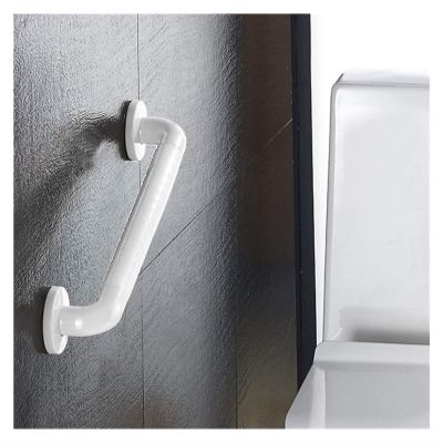 Bathroom Grab Bar with Anti Slip Grip Ring and Built-in Luminous for Bathtub,Bathroom,Toilet,Stairway Handrail, Size 28-78cm and Optional Color (Color : White, Size : 48cm)