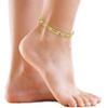 MagnetRX Womens Magnetic Ankle Bracelet  Ultra Strength Magnetic Anklets with 34 Magnets  Titanium Ankle Bracelets for Women (Gold) view 1