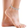 MagnetRX Womens Magnetic Ankle Bracelet  Ultra Strength Magnetic Anklets with 34 Magnets  Titanium Ankle Bracelets for Women (Silver) view 1