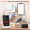 Pulse Oximeter Rechargeable Fingertip Pulse Ox, Handheld Pulse Oximeter, HealthTree Finger Blood Oxygen Saturation Monitor with SpO2 & Pulse Rate, Portable Oxygen Meter Finger for Adults view 2