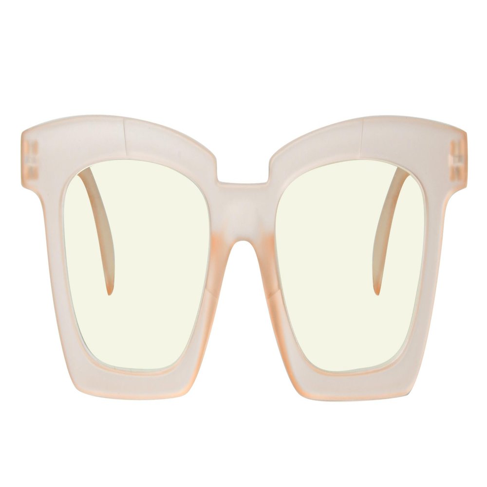 Eyekepper Design Reading Glasses for Women Blue Light Blocking Computer Readers with Spring Hinges - Champagne +0.75