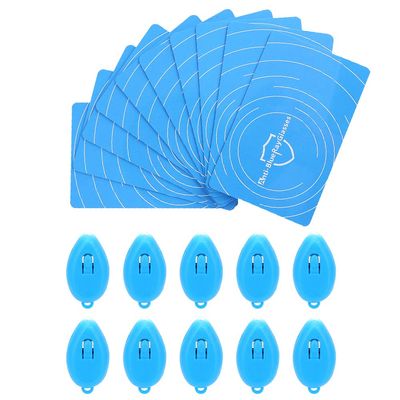 10 Set Professional Anti Blue Light Test Card , Including Anti Blue Light Card and Blue Light Generator , The Blue Light More Strong , The Color Change More Deep , for Eyeglasses Test