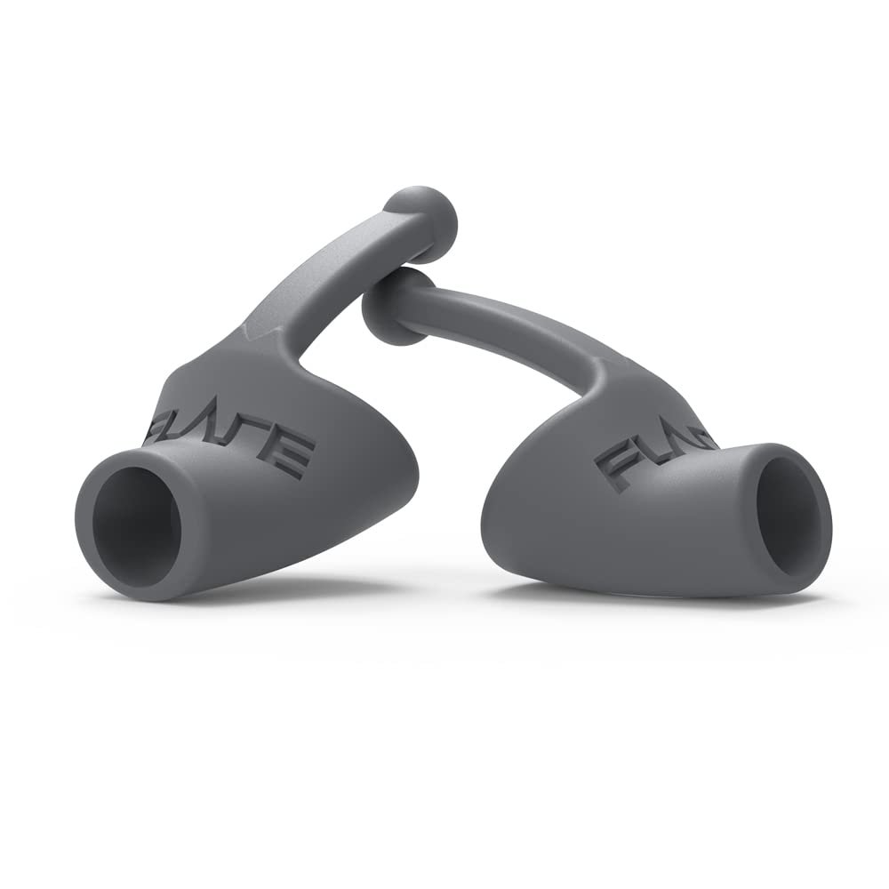 Flare Calmer Mini  Small Ear Plugs Alternative  Reduce Annoying Noises Without Blocking Sound  Soft Reusable Silicone  Grey