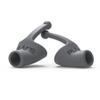 Flare Calmer Mini  Small Ear Plugs Alternative  Reduce Annoying Noises Without Blocking Sound  Soft Reusable Silicone  Grey view 1