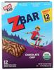 Clif, Bar Z Chocolate Chip Organic 12 Count, 15.24 Ounce view 1