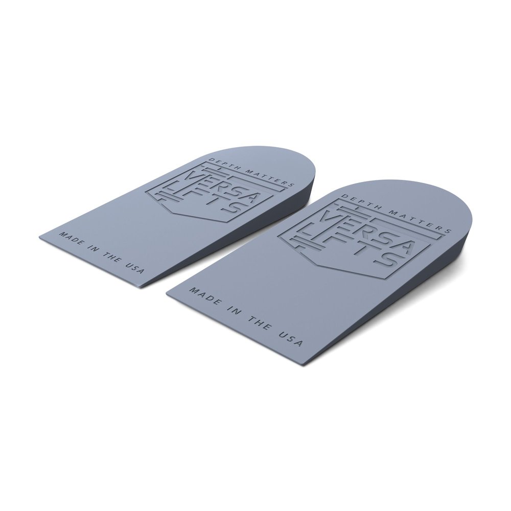 VersaLifts Strength Heel Lift Inserts (Pair) (Medium) - Ideal for Bodybuilding, Olympic Lifting, Squats, Leg Press