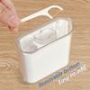 Automatic Floss Picks Holder, POP-UP Dental Floss Picks Storage Box, Touch One at a Time, More Hygienic, Container for Floss Sticks, for Dining Table, Bathroom and Office view 2