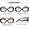 Eyekepper Square Reading Glasses for Women Blue Light Blocking Computer Readers - Black +0.50 view 4