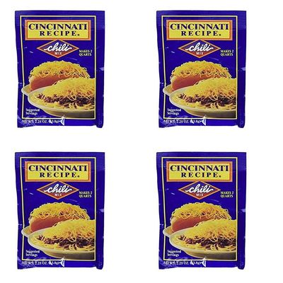 Cincinnati Recipe Chili Mix 2.25 Oz (pack of 3) Pack of 4