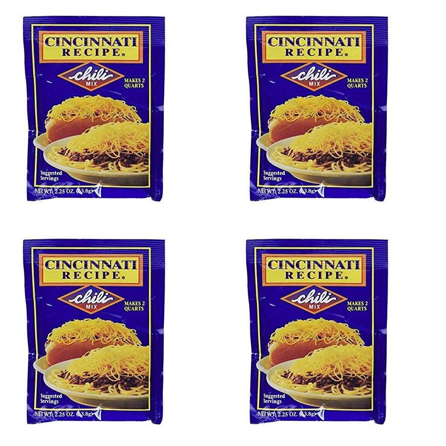 Cincinnati Recipe Chili Mix 2.25 Oz (pack of 3) Pack of 4